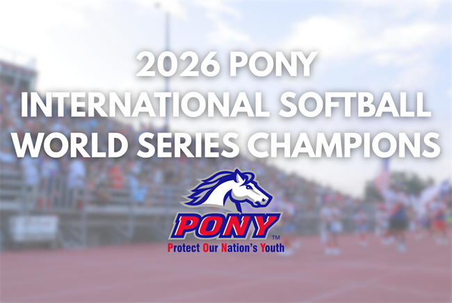 2026 PONY International Softball World Series Champions